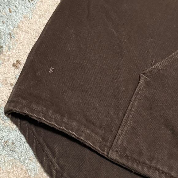 Vintage Carhartt V19 DKB Canvas Vest Size 2XL Fleece Lined Mocha Brown - Picture 5 of 8